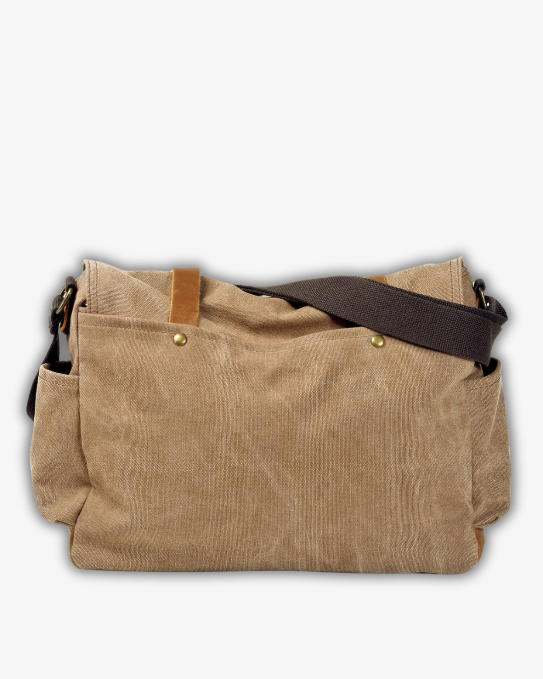 Men’s Canvas Messenger Bag – Durable Shoulder Satchel