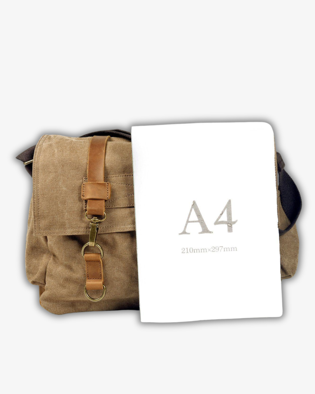 Men’s Canvas Messenger Bag – Durable Shoulder Satchel