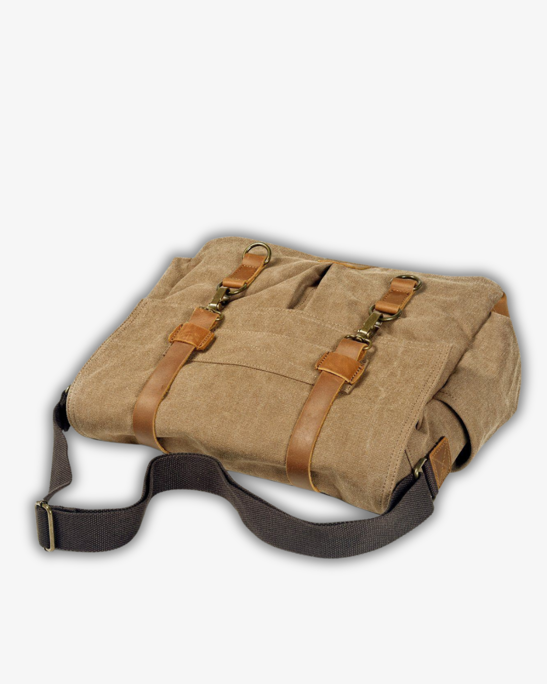 Men’s Canvas Messenger Bag – Durable Shoulder Satchel