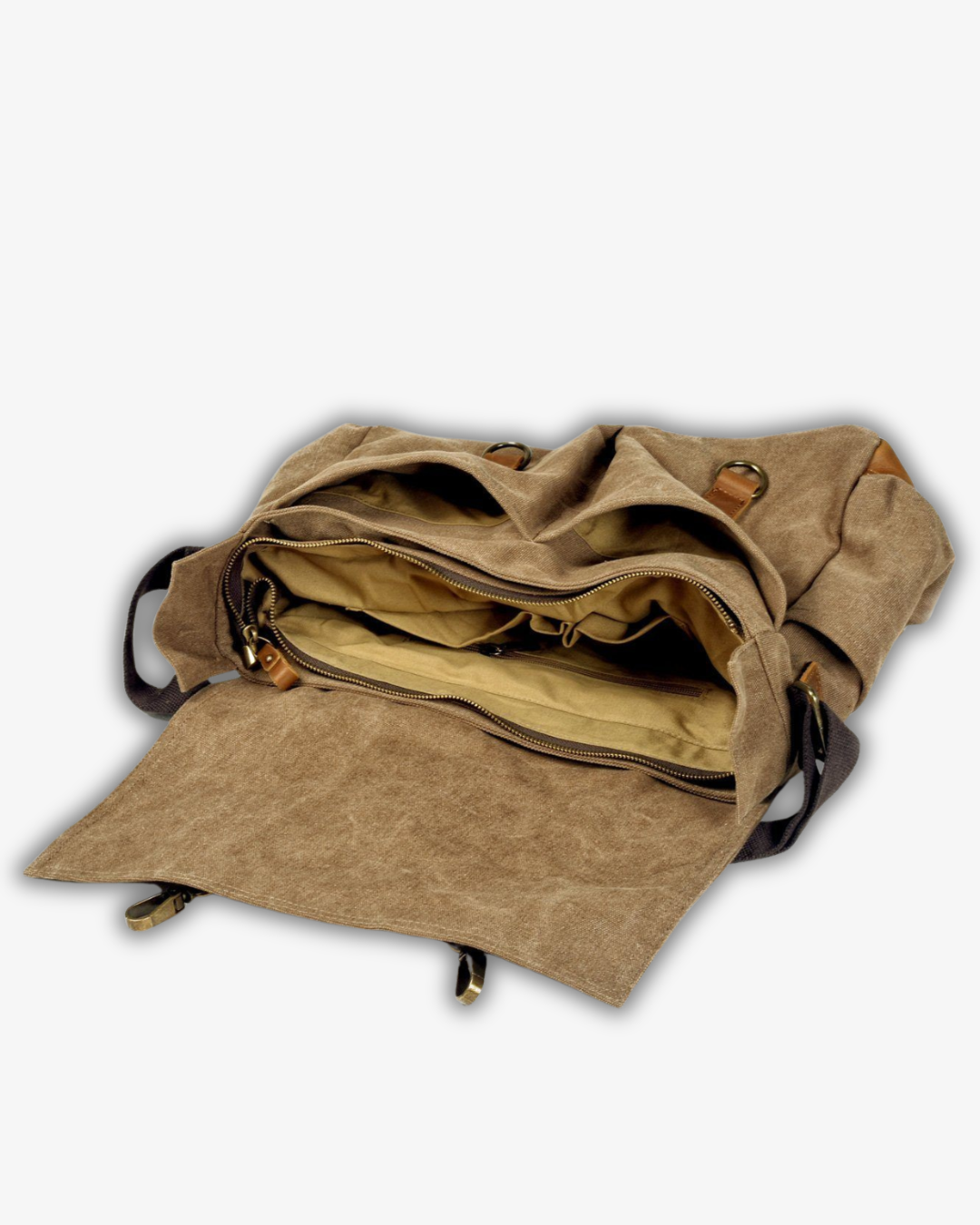 Men’s Canvas Messenger Bag – Durable Shoulder Satchel