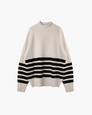 The Seaside Classic – Coastal Stripe Sweater