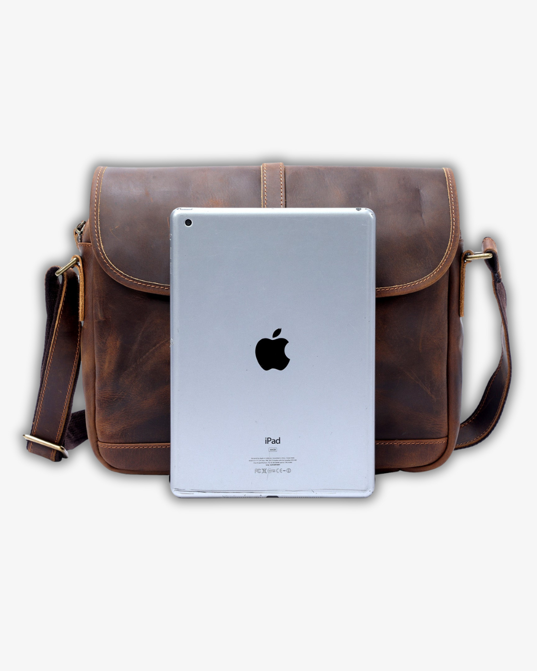 Lucia Leather Messenger Bag – Vintage Elegance Meets Modern Utility