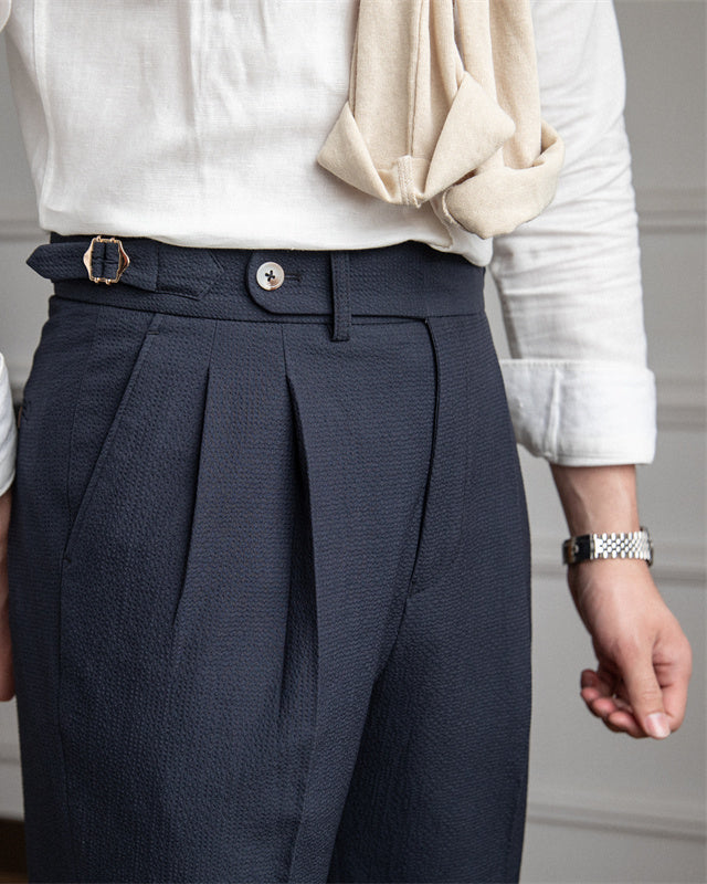Jaime | Men's High-Waisted Gurkha Formal Trousers
