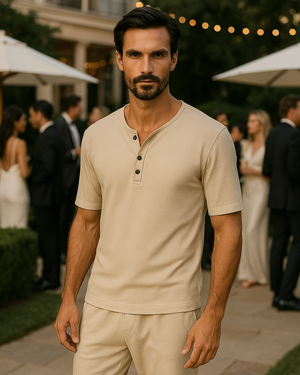 Men’s Linen Lounge Set – Breathable, Relaxed & Elegant