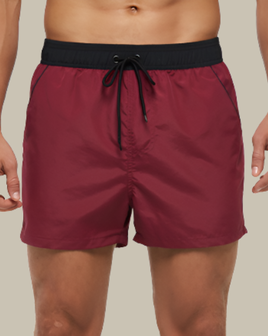 Men's Quick-Dry Swim Shorts with Mesh Liner & Pockets