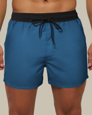Men's Quick-Dry Swim Shorts with Mesh Liner & Pockets