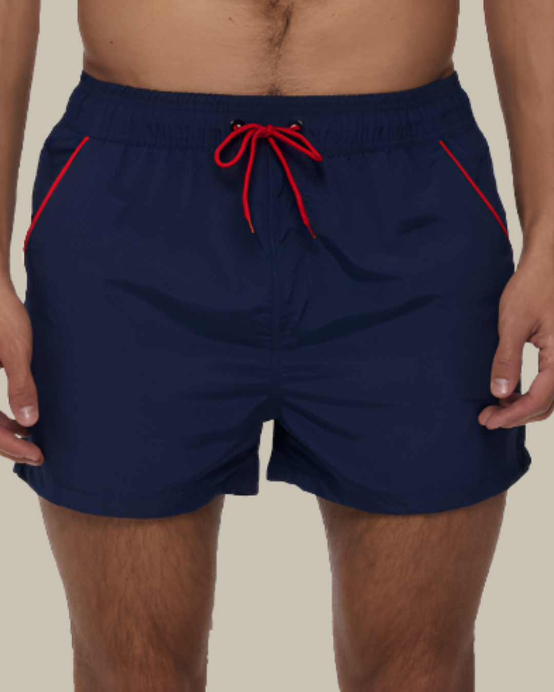 Men's Quick-Dry Swim Shorts with Mesh Liner & Pockets