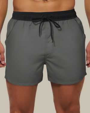 Men's Quick-Dry Swim Shorts with Mesh Liner & Pockets