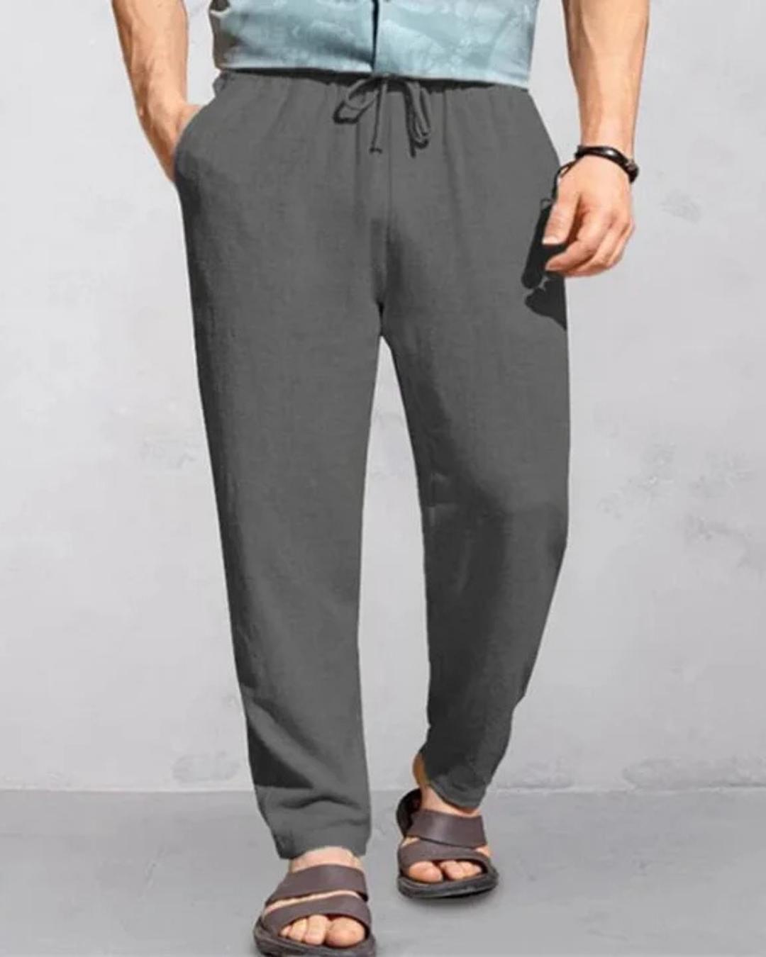 Clark | Men's Lightweight Linen Trousers