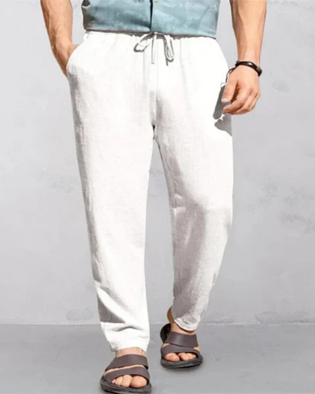 Clark | Men's Lightweight Linen Trousers