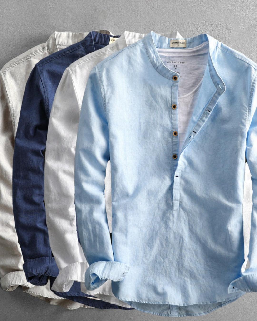 Diosdado | Men's Linen Blend Shirt Tailored Fit