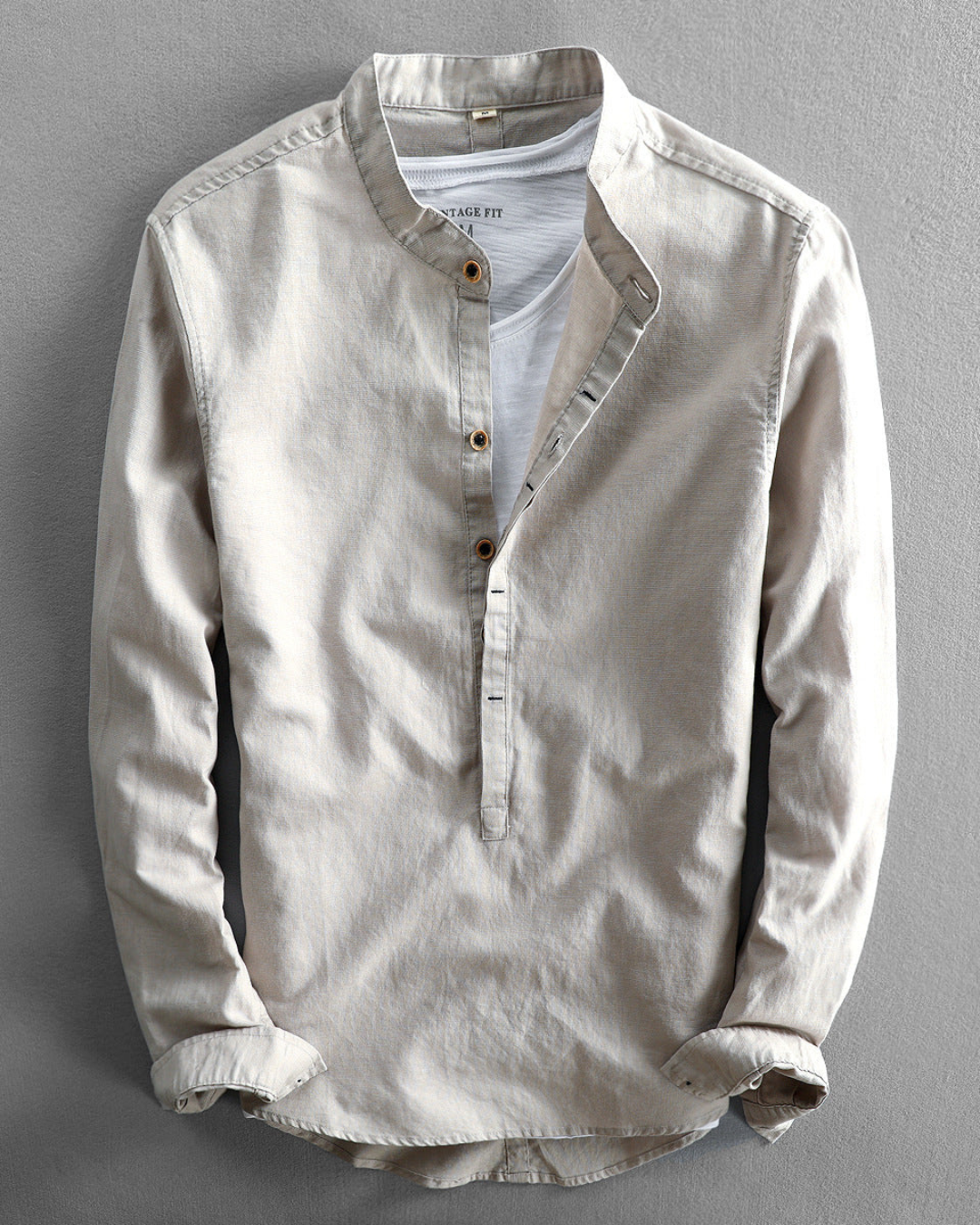 Diosdado | Men's Linen Blend Shirt Tailored Fit