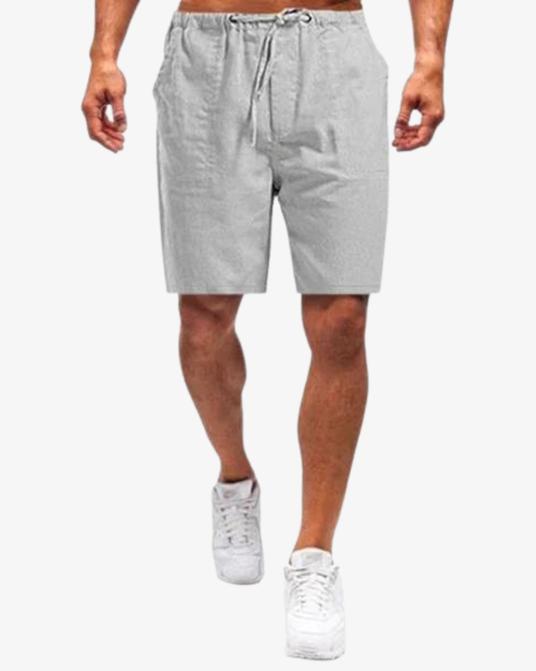 Men’s Slim Fit Durable Linen Shorts – Casual Summer Lounge Style