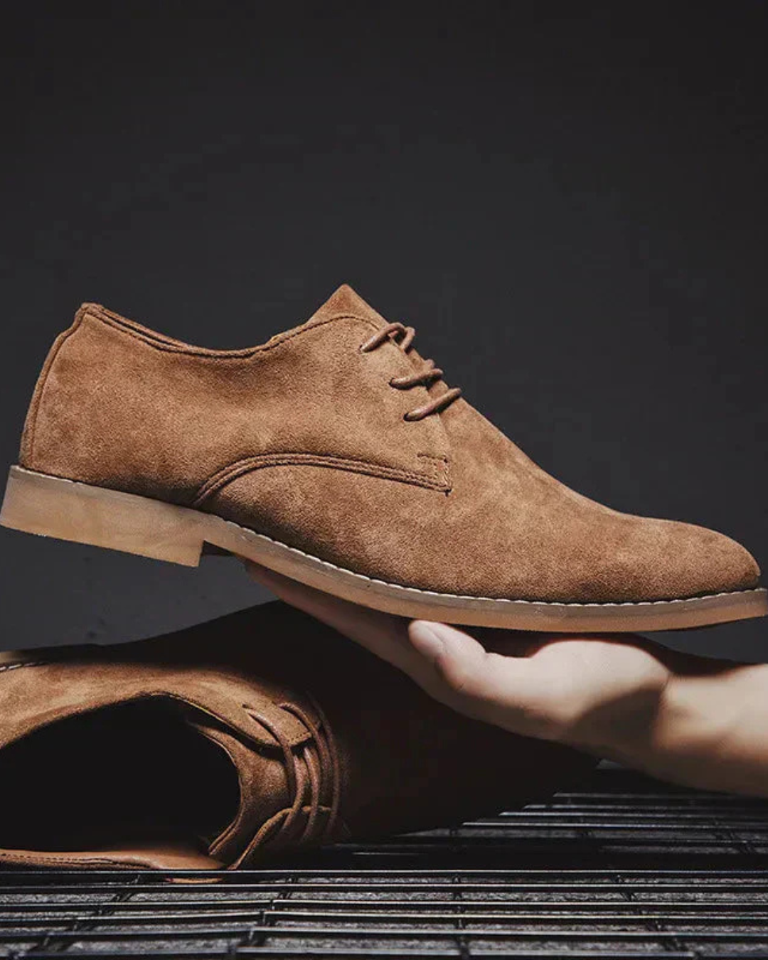 Men’s Suede Oxford Loafers – Elegant & All-Season Comfort