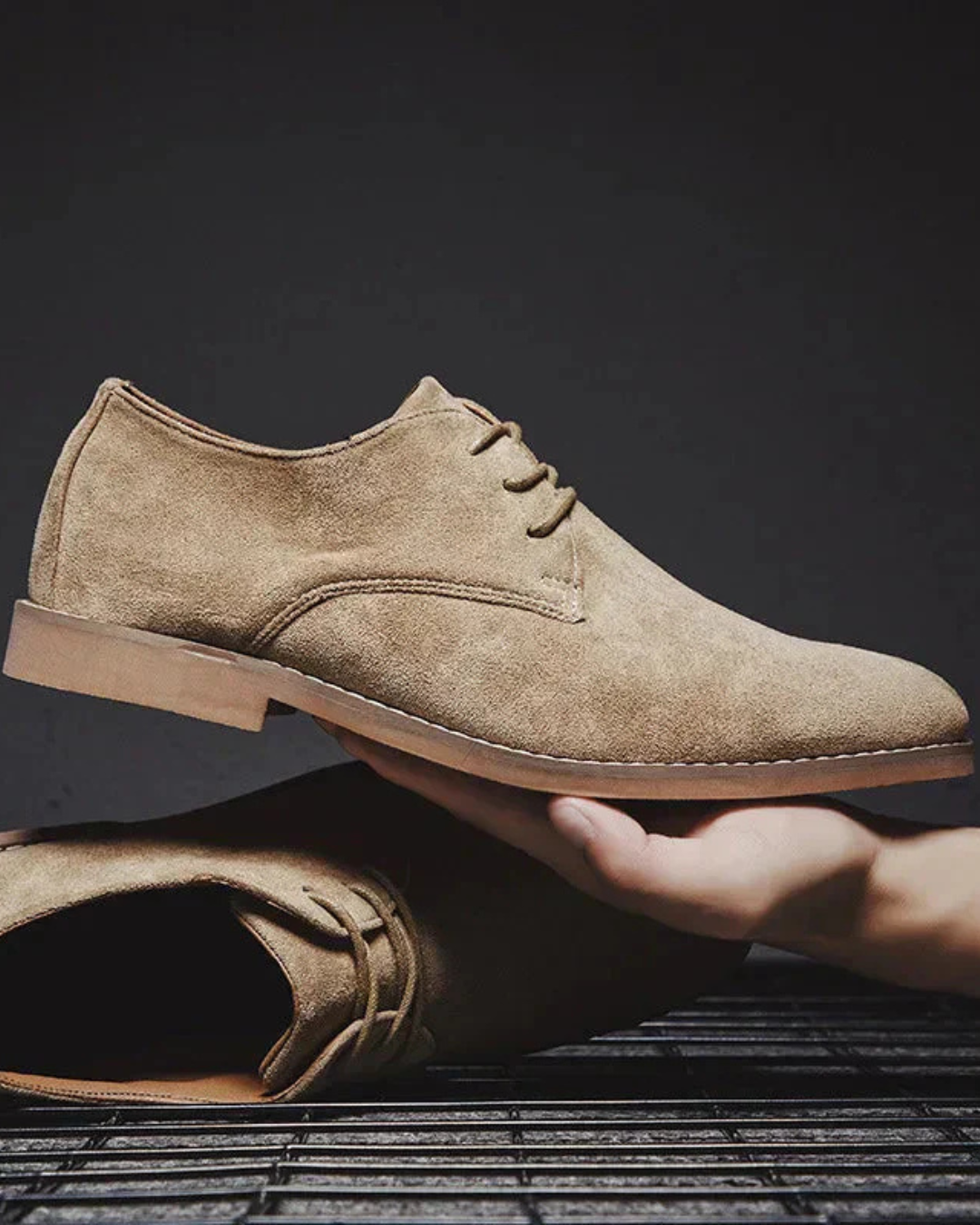 Men’s Suede Oxford Loafers – Elegant & All-Season Comfort