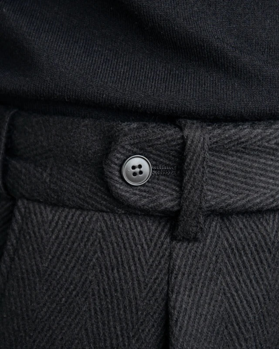 Harold | Men's Vintage Tweed Herringbone Trousers
