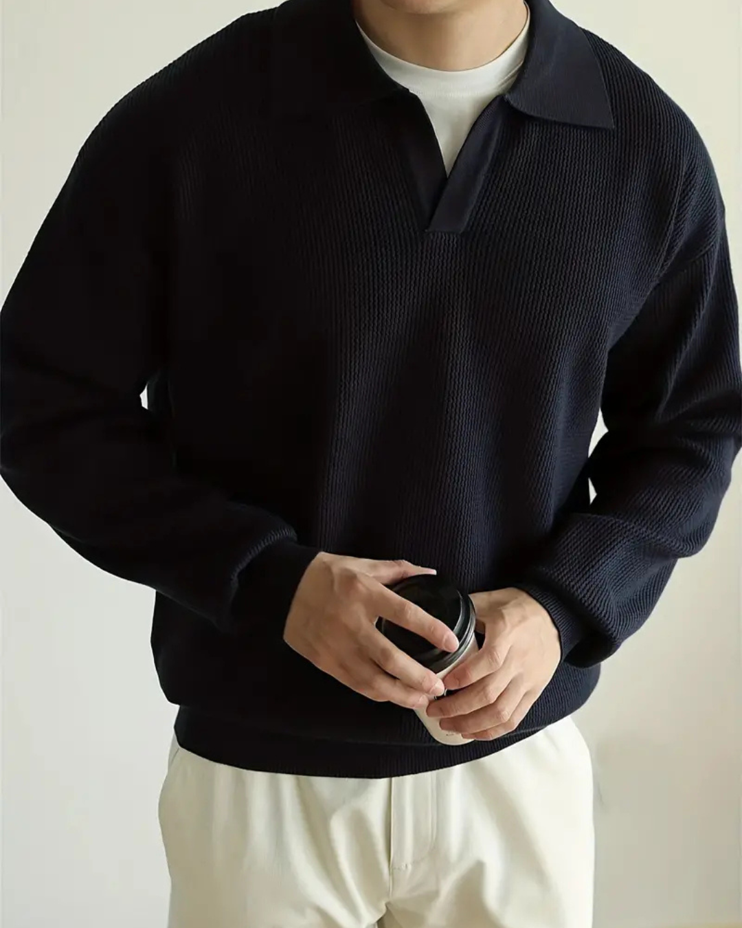 Sebastian | Men's Knit Polo Shirt
