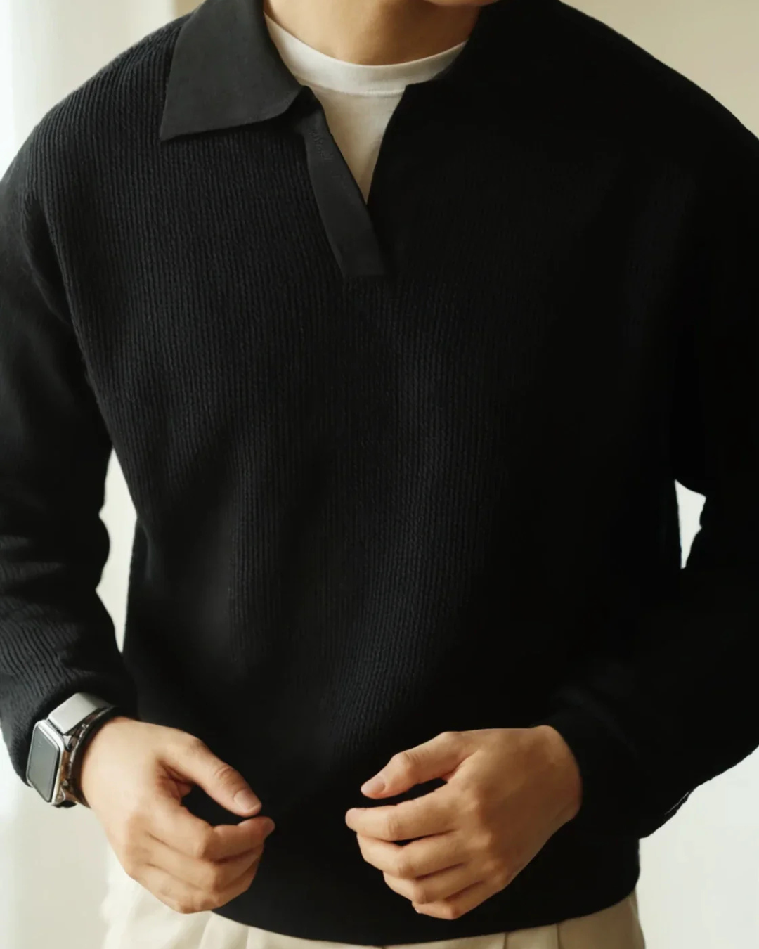 Sebastian | Men's Knit Polo Shirt