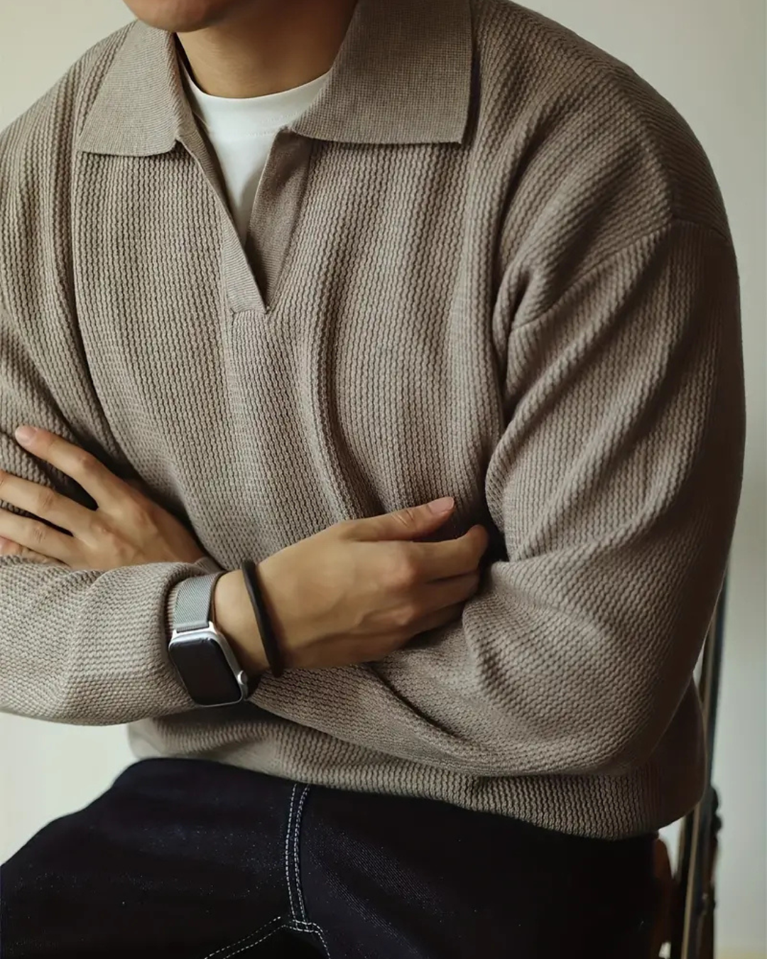 Sebastian | Men's Knit Polo Shirt