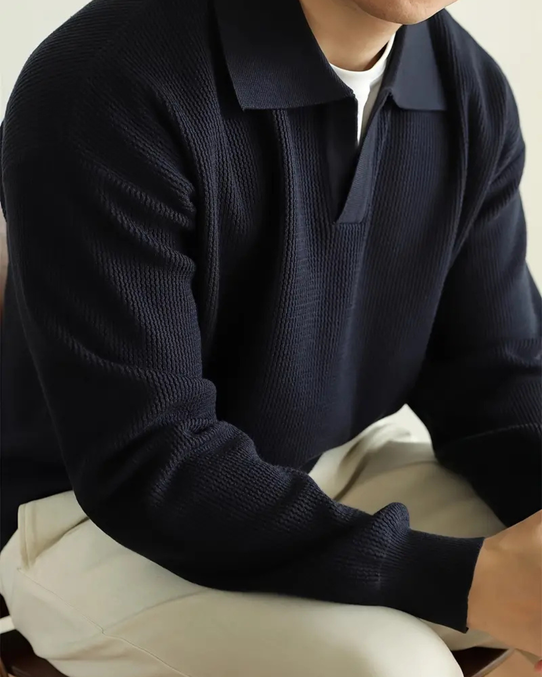 Sebastian | Men's Knit Polo Shirt