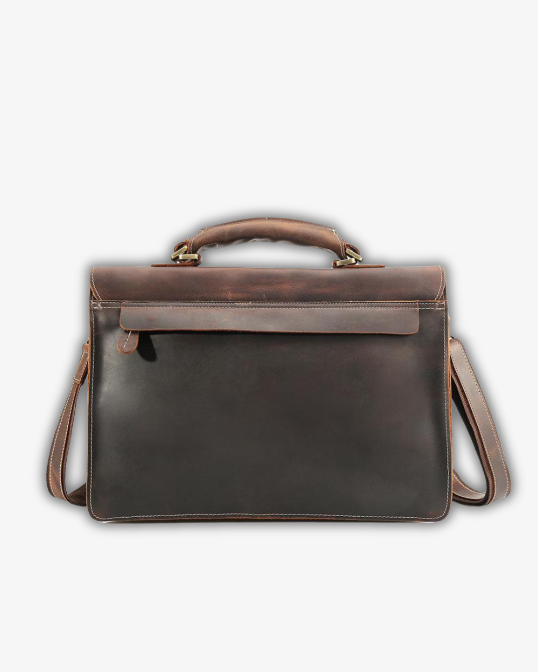 Niara Brown Leather Shoulder Bag | Timeless Vintage Elegance