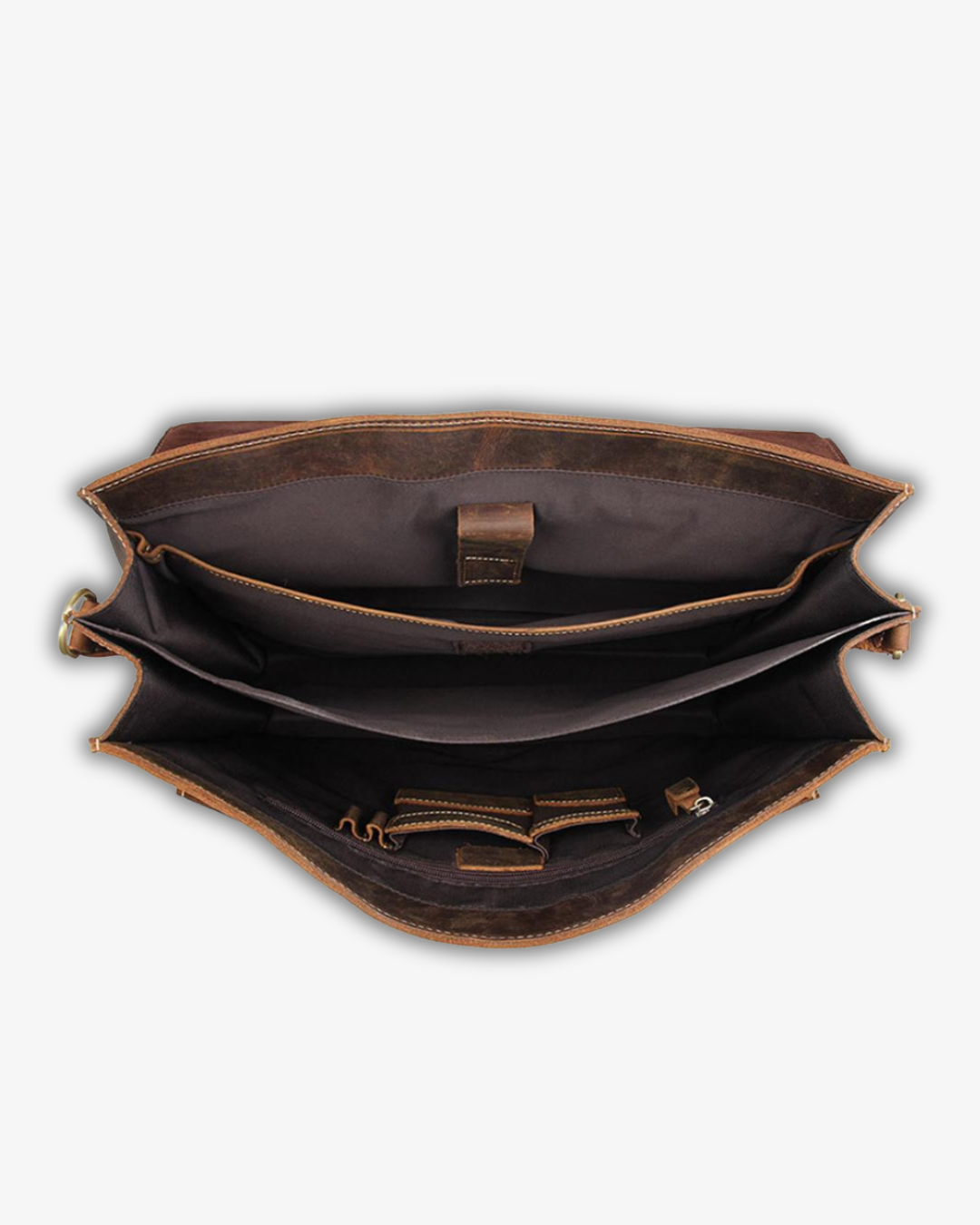 Niara Brown Leather Shoulder Bag | Timeless Vintage Elegance