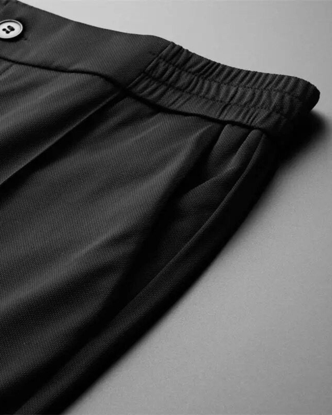 Men's Ice Silk Summer Set – Breathable T-Shirt & Elastic Waist Trousers