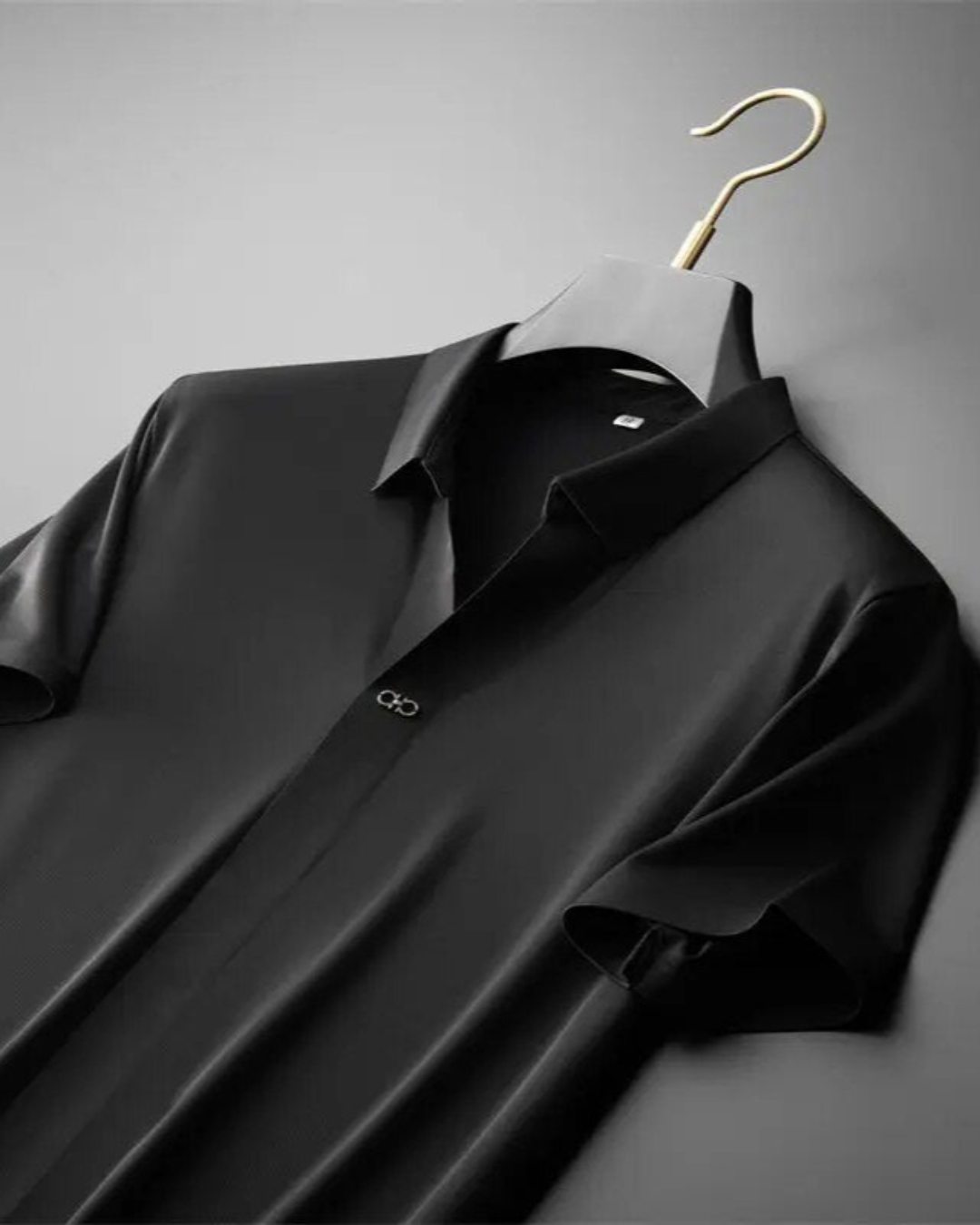 Men's Ice Silk Summer Set – Breathable T-Shirt & Elastic Waist Trousers