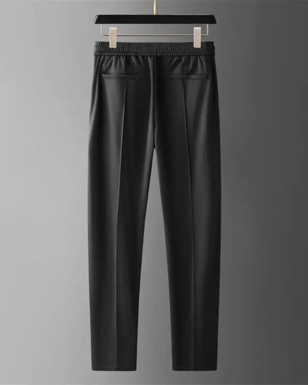 Men's Ice Silk Summer Set – Breathable T-Shirt & Elastic Waist Trousers