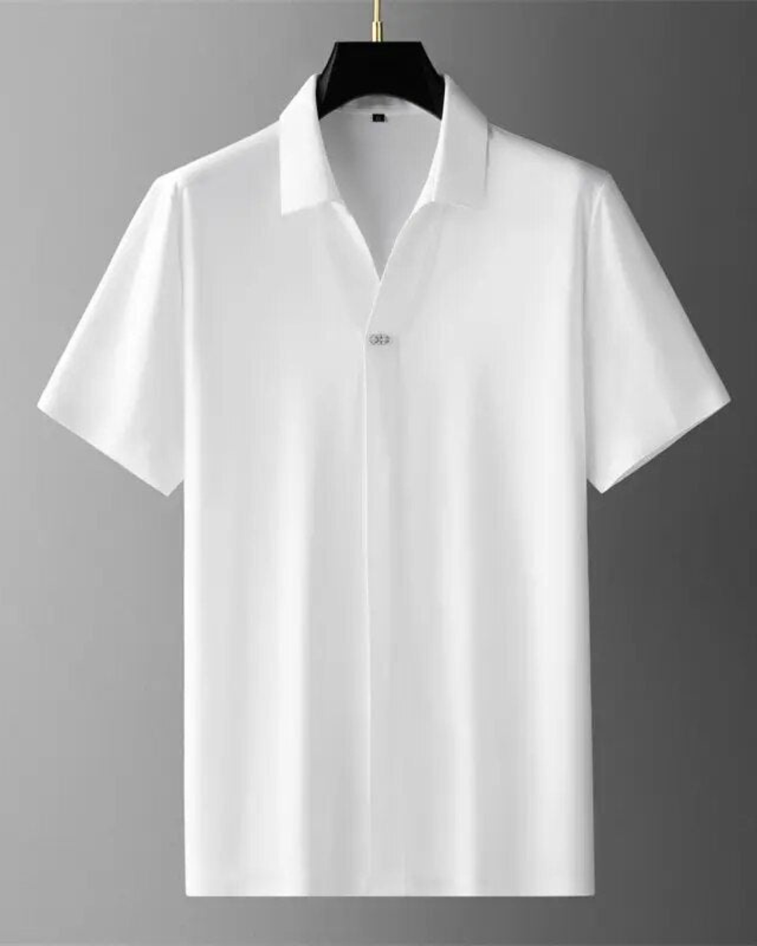 Men's Ice Silk Summer Set – Breathable T-Shirt & Elastic Waist Trousers