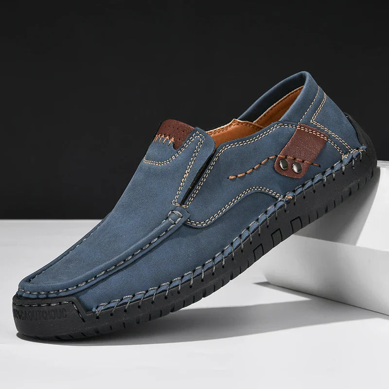 Men's Everyday Leather Slip-On Loafers | Soft Material | Spring Collection