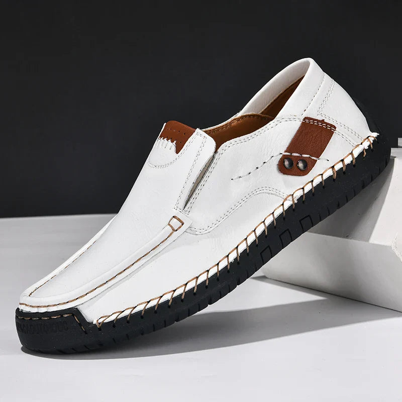 Men's Everyday Leather Slip-On Loafers | Soft Material | Spring Collection