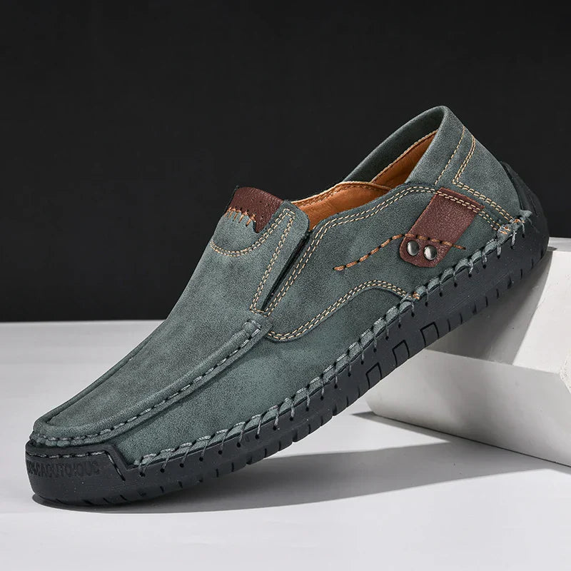 Men's Everyday Leather Slip-On Loafers | Soft Material | Spring Collection
