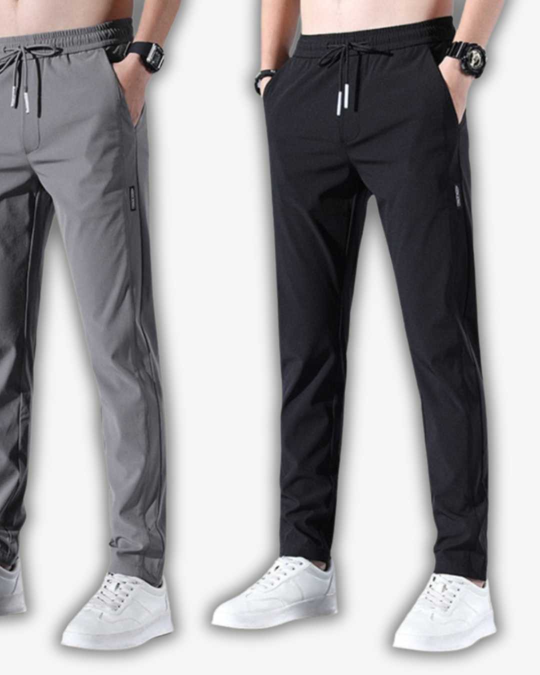 Samuel – Ice Silk Slim Fit Broek voor Heren