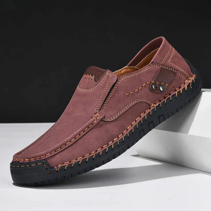 Men's Everyday Leather Slip-On Loafers | Soft Material | Spring Collection