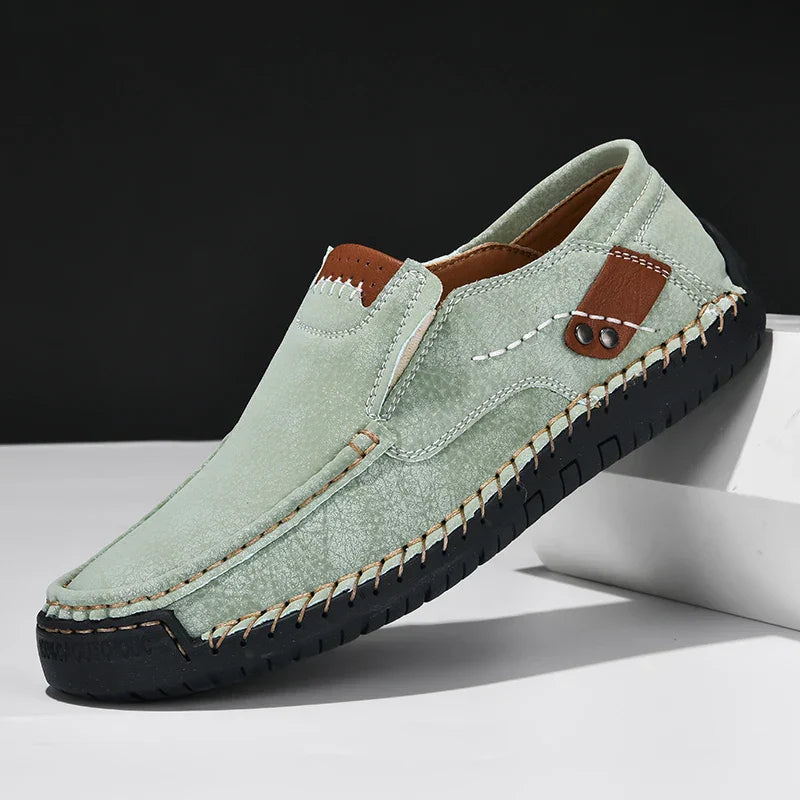 Men's Everyday Leather Slip-On Loafers | Soft Material | Spring Collection