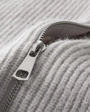 Valentino Cashmere Zip Sweater – Luxe and Functionality Combined