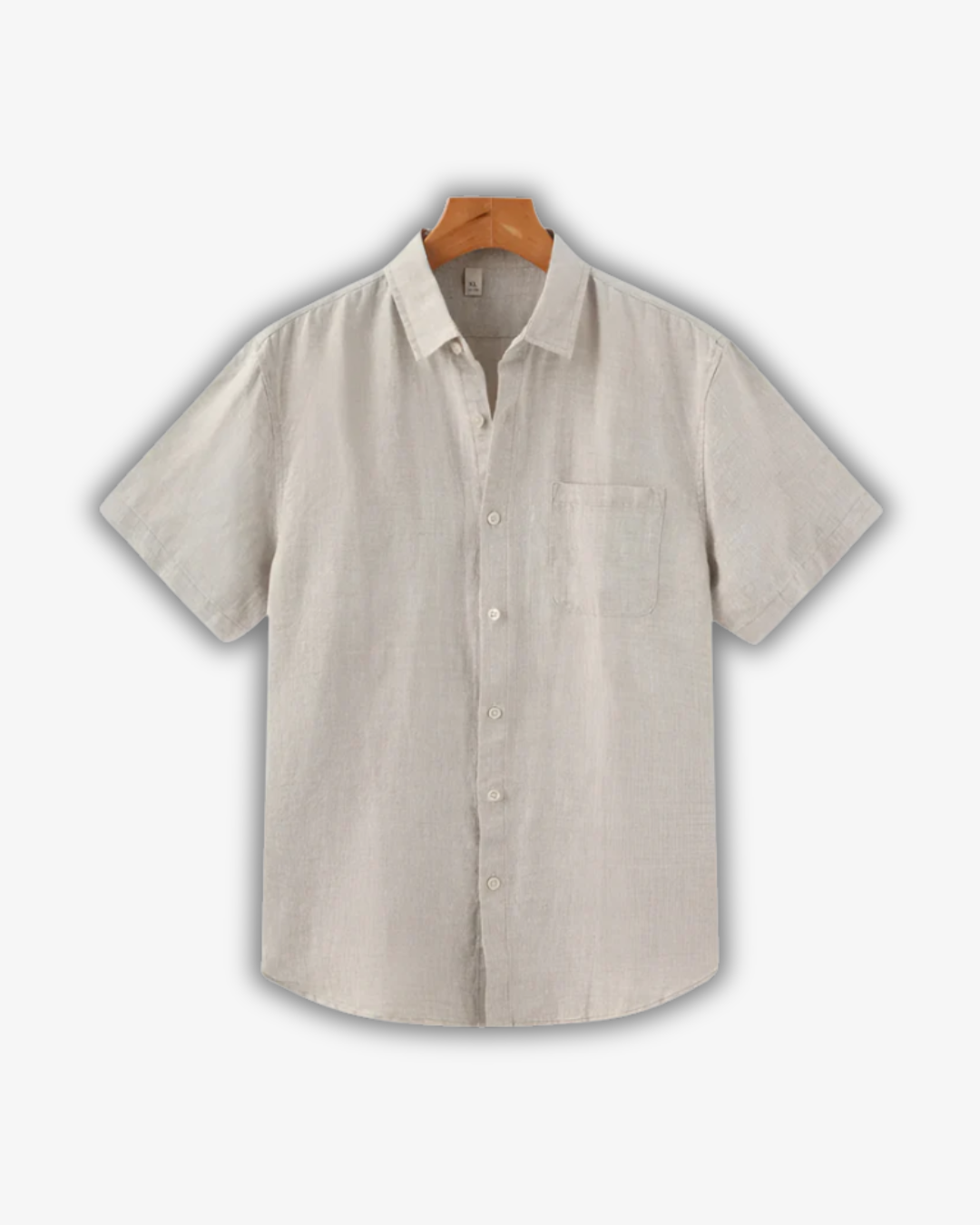 Men's Wrinkle-Free Linen Blend Shirt – Lightweight & Travel-Ready