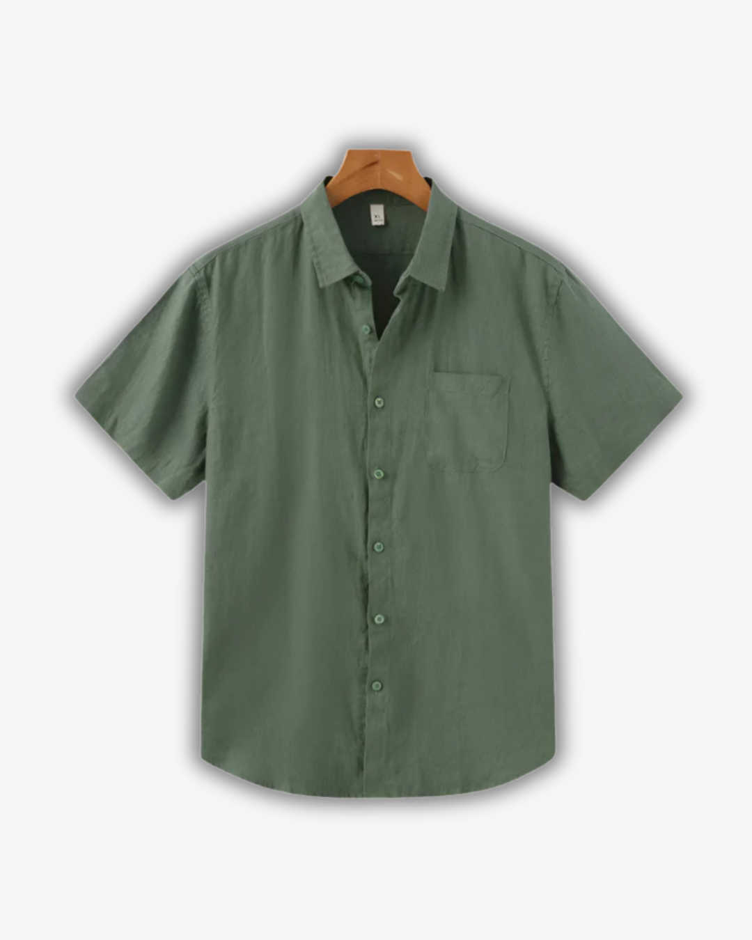 Men's Wrinkle-Free Linen Blend Shirt – Lightweight & Travel-Ready