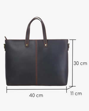 The Windsor Leather Tote | PRINCE CHARMING