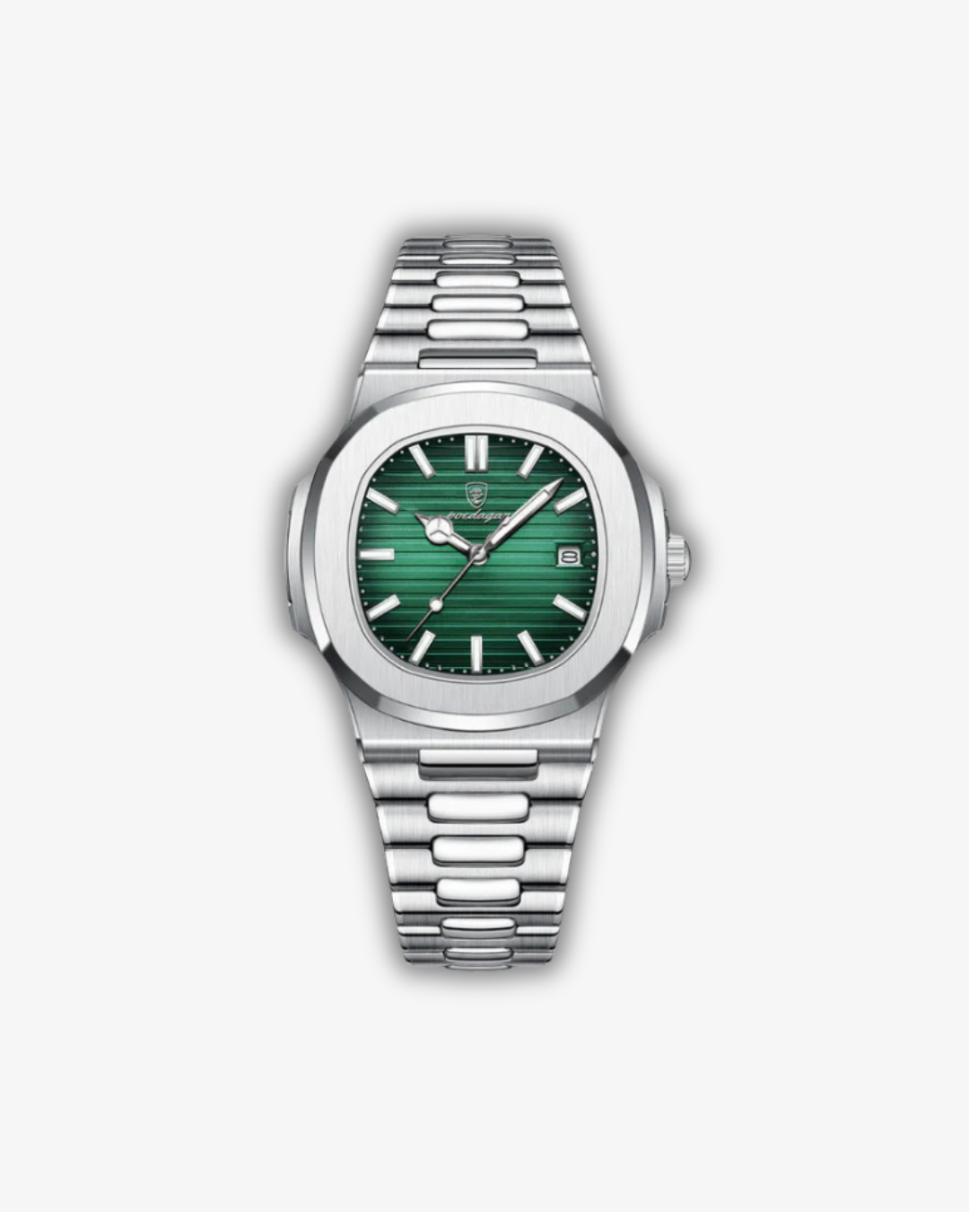 Men's Luminous Quartz Watch – Stainless Steel Business Style