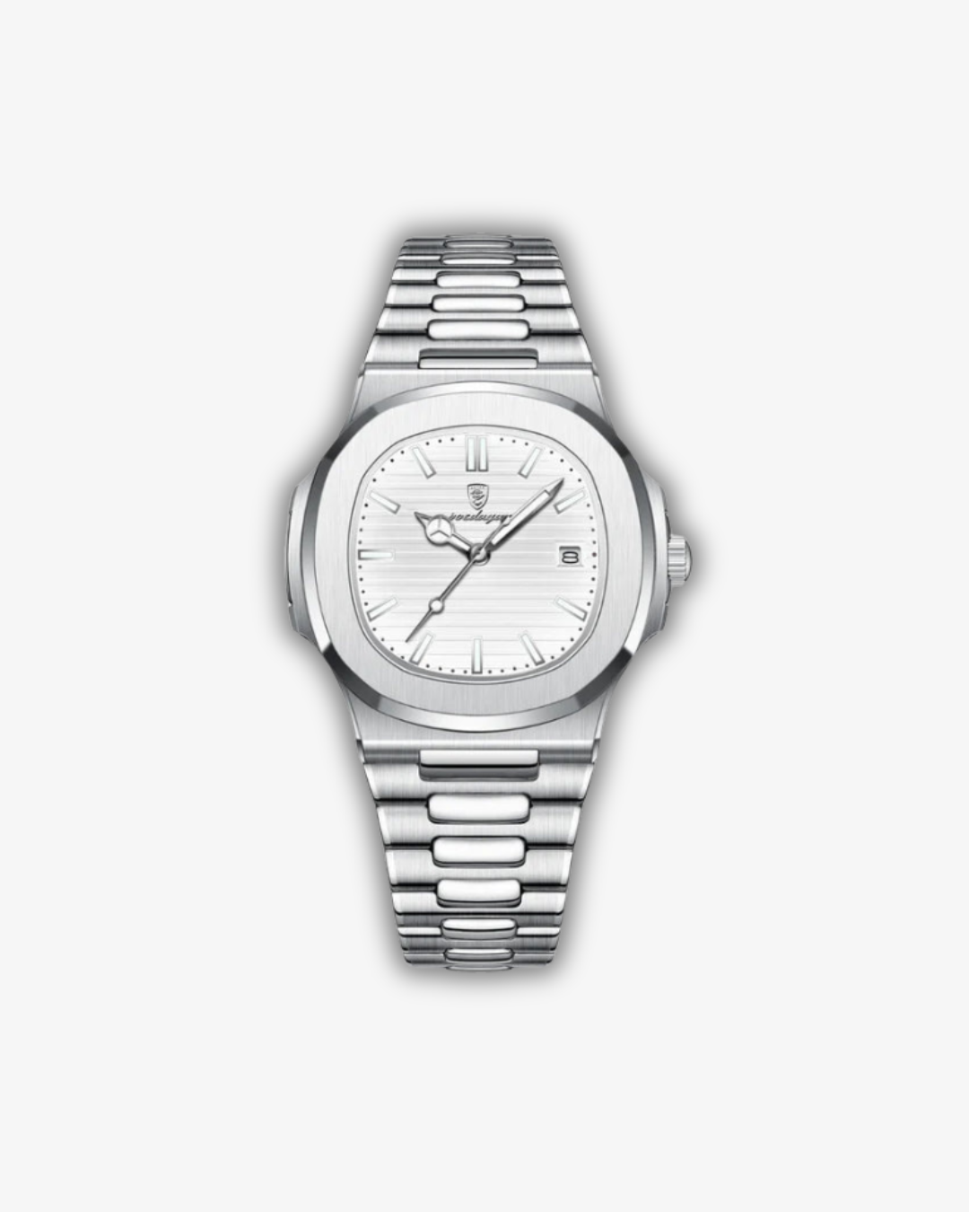 Men's Luminous Quartz Watch – Stainless Steel Business Style