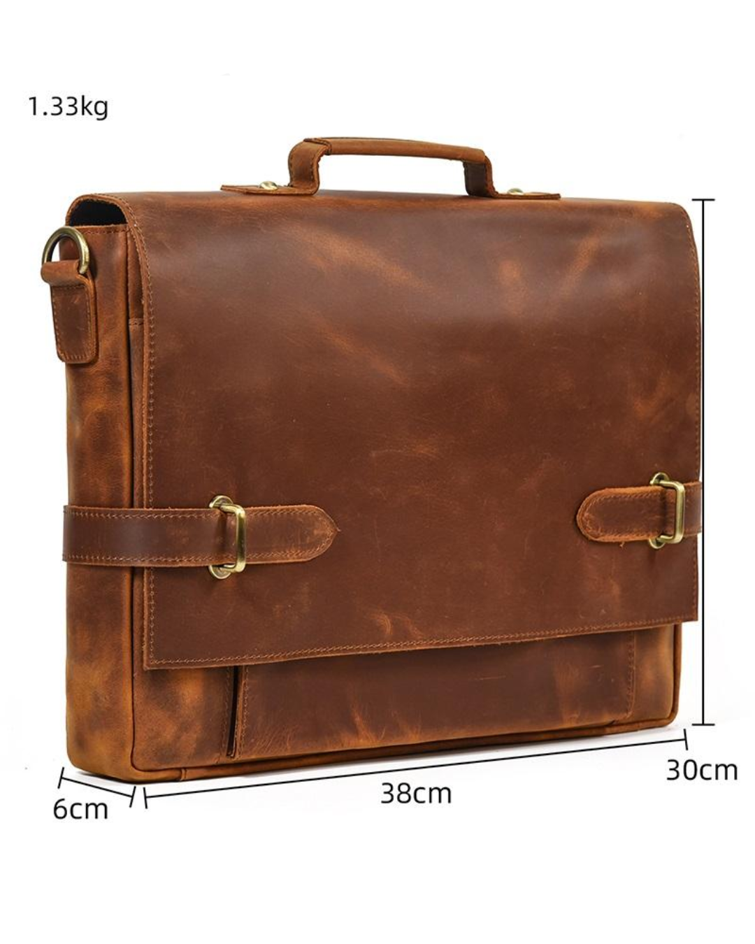 Windsor Leather Shoulder Bag | PRINCE CHARMING