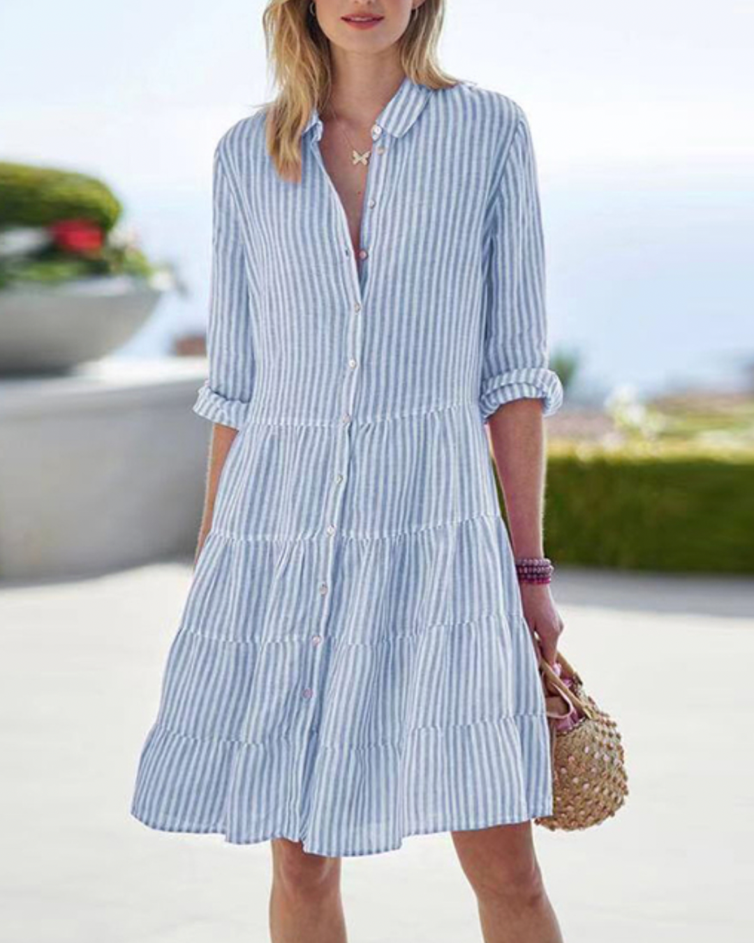 Women's Lightweight Sleeveless Summer Dress – Flowy & Breezy Fit