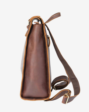 Premium Full Grain Leather Backpack | The Venice Edition