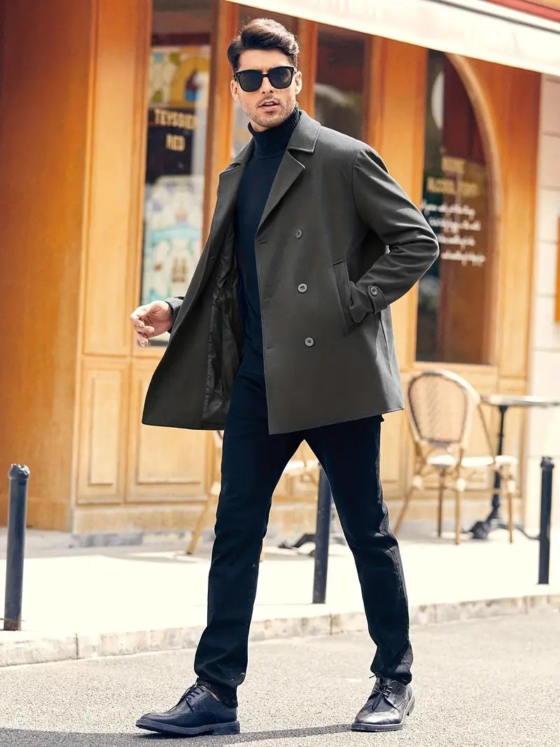 Monte Carlo Classic Wool Trenchcoat – Timeless Elegance & Ultimate Warmth