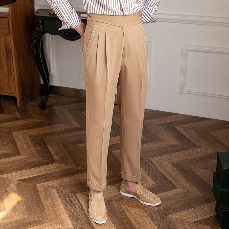 The Parisian Elegance High-Waisted Suit Trousers – Timeless Style & Ultimate Comfort