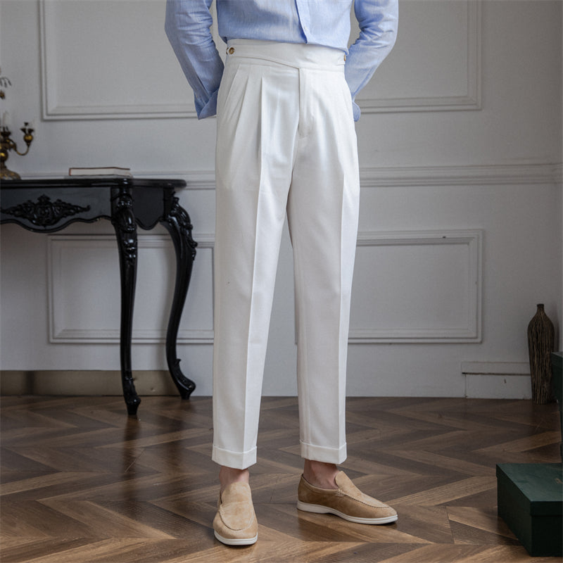 The Parisian Elegance High-Waisted Suit Trousers – Timeless Style & Ultimate Comfort