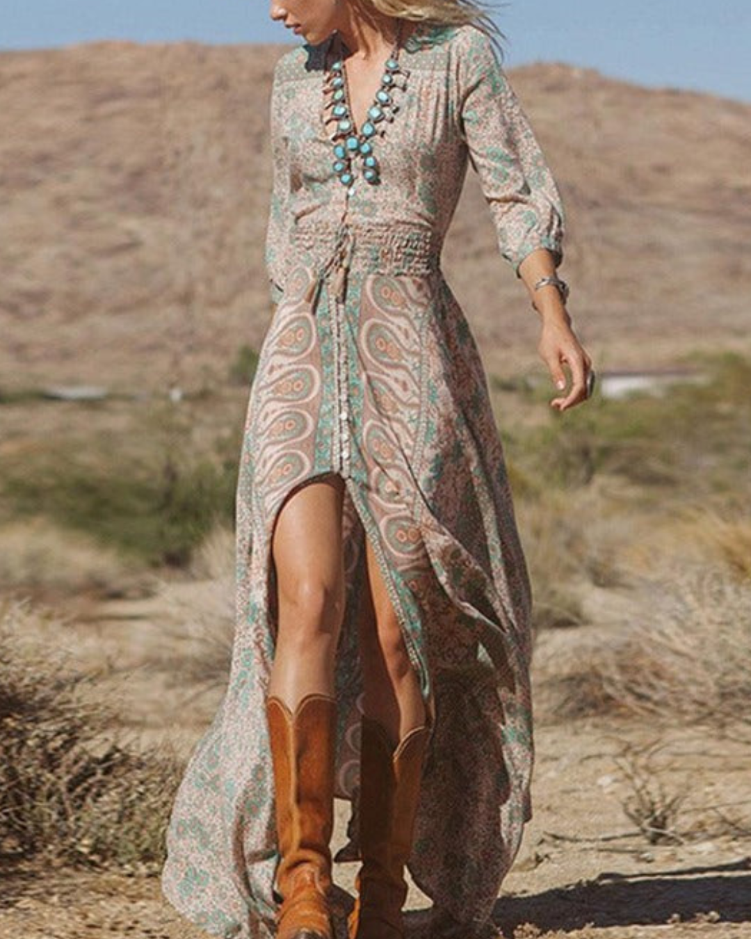 Erica | Boho Maxi Dress for Summer Parties & Beach Days