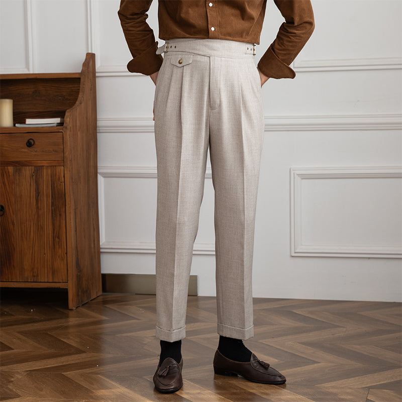 The Milan Straight-Leg High-Waist Trousers – Effortless Elegance & All-Day Comfort
